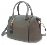 Женская сумка Borgo Antico. Кожа. 9801 grey
